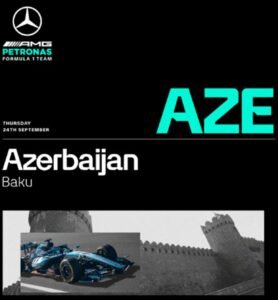 George Russell e Kimi Antonelli protagonisti delle prove libere del GP Azerbaijan a Baku