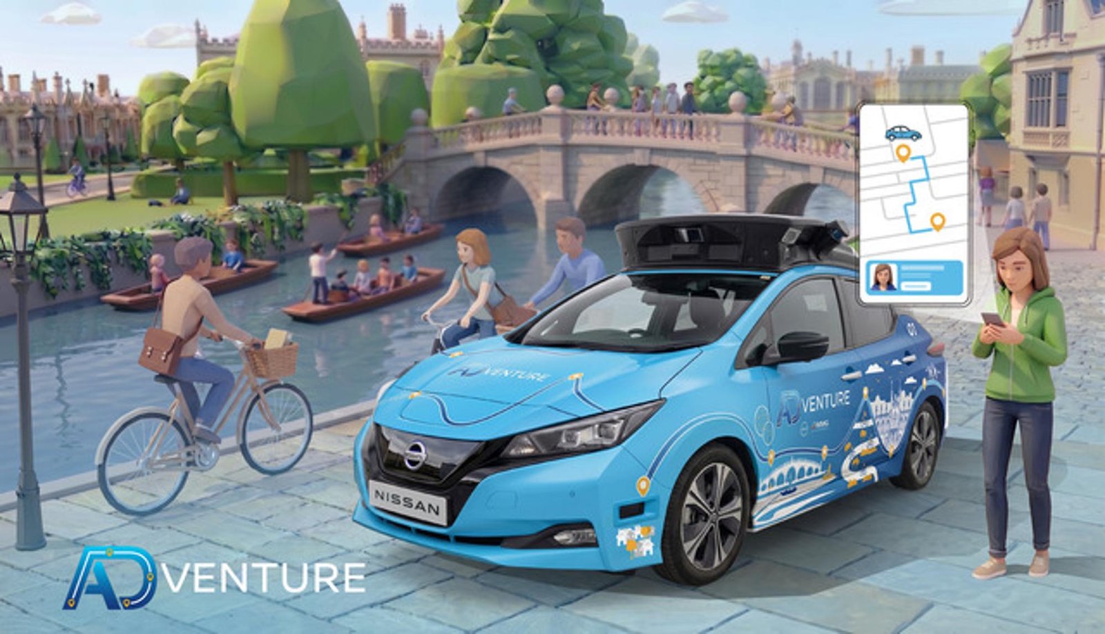 Nissan porta il progetto ADventure di guida autonoma a Cambridge
