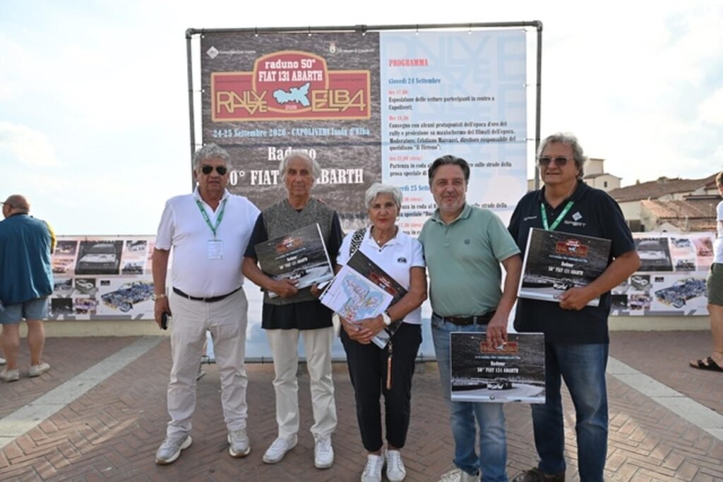 Incontro celebrativo dedicato alla Fiat 131 Abarth al Rallye Elba Storico 2026