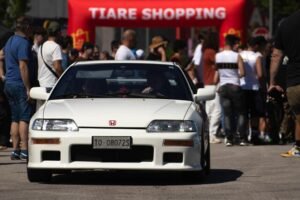 Vetture sportive tedesche e giapponesi al raduno German VS JDM