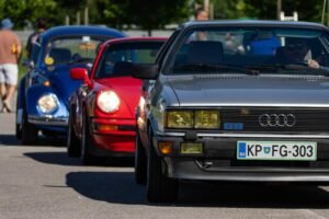 Vetture sportive tedesche e giapponesi al raduno German VS JDM