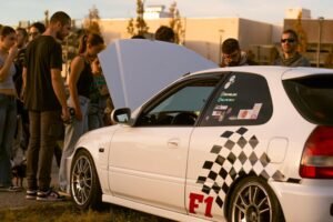Raduno German VS JDM con sportive tedesche e giapponesi a Villesse