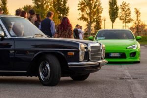 Raduno German VS JDM con sportive tedesche e giapponesi a Villesse