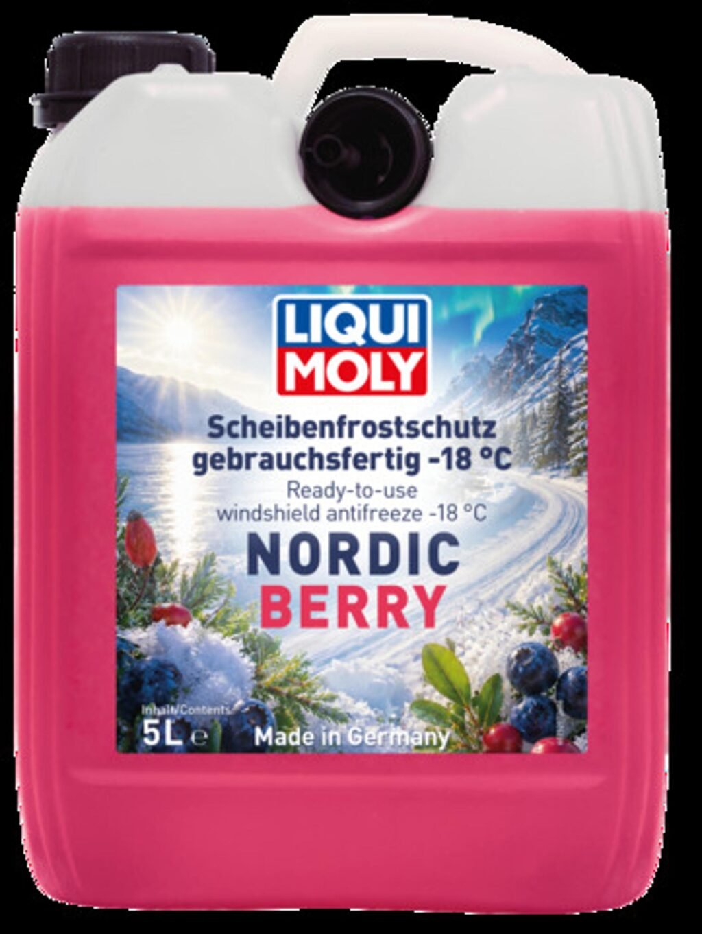 LIQUI MOLY Nordic Berry, antigelo per parabrezza pronto all’uso fino a -18 °C