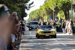 Vetture americane della US Car on the Beach a Lignano Sabbiadoro