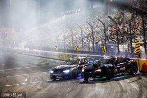 Branden Sorensen e Cole Richards nel contesto di Formula Drift Las Vegas