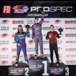 Kasey Kohl, Braden Lons e Dustyn Farell nella categoria PROSPEC di Formula DRIFT Las Vegas