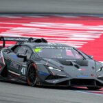 Francesco Galli al volante della Lamborghini Huracán ST Evo2 di DL Racing a Barcellona